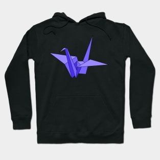 Indigo origami crane Hoodie